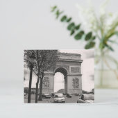 Arc de Triomphe Postkarte (Stehend Vorderseite)