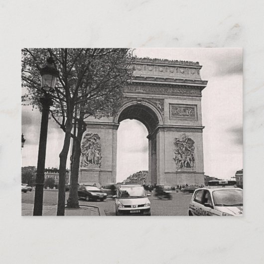 Arc de Triomphe Postkarte (Vorderseite)