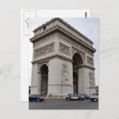 Arc de Triomphe Postkarte (Vorne/Hinten)
