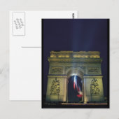 Arc de Triomphe Postkarte (Vorne/Hinten)