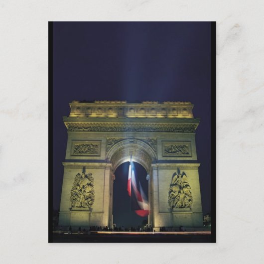 Arc de Triomphe Postkarte (Vorderseite)