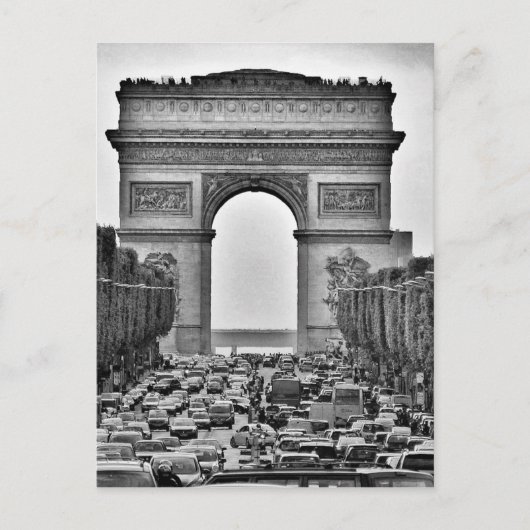 Arc de Triomphe Postkarte (Vorderseite)
