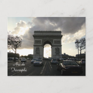 Arc de Triomphe Postkarte