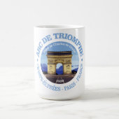 Arc de Triomphe (rd) Kaffeetasse (Mittel)