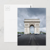 Arc de Triumph Postkarte (Vorne/Hinten)