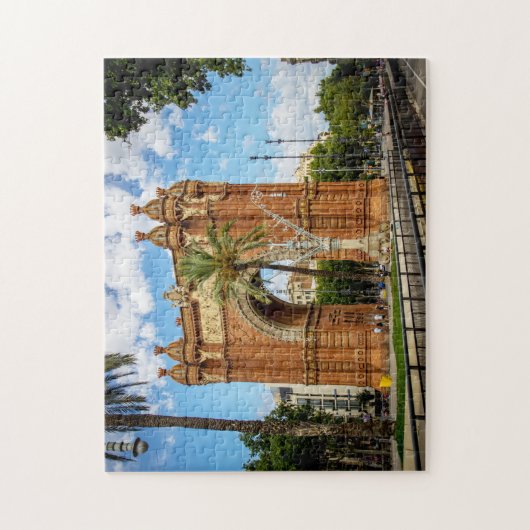 Arc de Triunfo Barcelona. Puzzle (Vertikal)