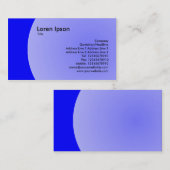 Arc Design - Blau Visitenkarte (Vorne/Hinten)