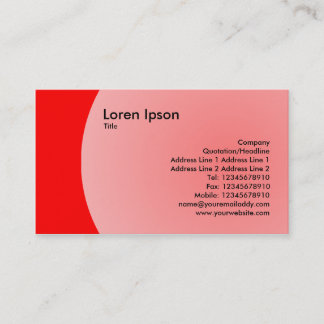 Arc Design - Rot Visitenkarte