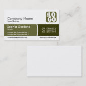 Arc Divided Band - Dark Olive - Logo Visitenkarte (Vorne/Hinten)