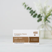 Arc Divided Band - SchokoladenShades Visitenkarte (Stehend Vorderseite)