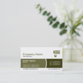 Arc Divided Band - Shades of Khaki Visitenkarte (Stehend Vorderseite)