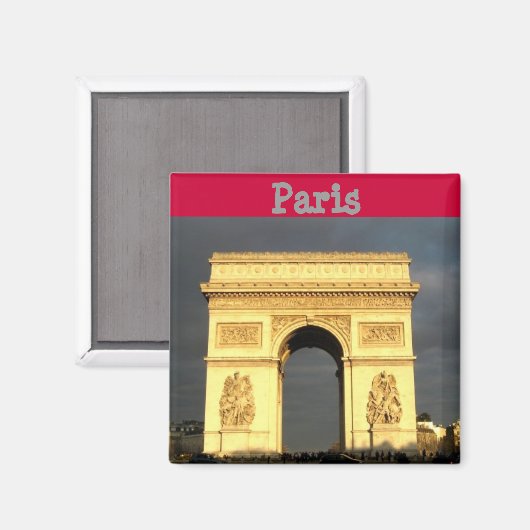 Arc D'Triomphe Magnet (Vorderseite/Rückseite)