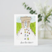 Arc d'triomphe, Save the Date!!! Ankündigungspostkarte (Stehend Vorderseite)