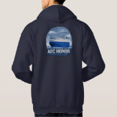 ARC Ehren-Sweatshirt - Navy Hoodie (Rückseite)