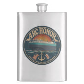 ARC-Ehrenflasche Flachmann (Vorderseite)