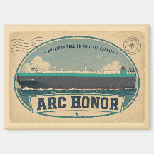 ARC Ehrenpostkartenmagnet