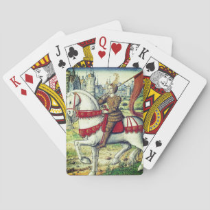 Arc-Joan auf Pferd Spielkarten