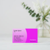 Arc - Magenta Visitenkarte (Stehend Vorderseite)
