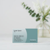 Arc - Ocean Green Visitenkarte (Stehend Vorderseite)