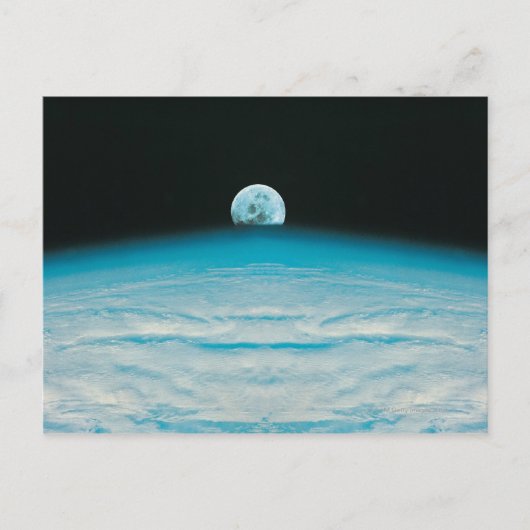 Arc of the Earth and Moon Postkarte (Vorderseite)