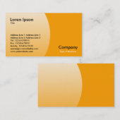 Arc - Orange Visitenkarte (Vorne/Hinten)