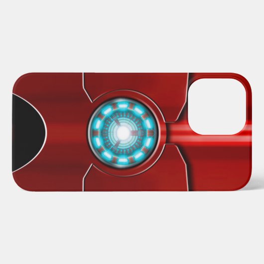 Arc Reactor Red Armor iPhone Hülle (Rückseite (Horizontal))
