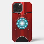 Arc Reactor Red Armor iPhone Hülle (Rückseite)