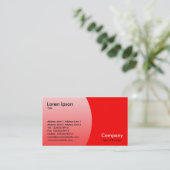 Arc - Red Visitenkarte (Stehend Vorderseite)