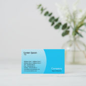 Arc - Sky Blue Visitenkarte (Stehend Vorderseite)
