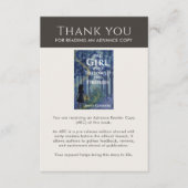 ARC Thank you Insert Card Author Review Request QR (Vorderseite)
