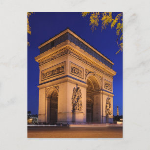 Arc Triomphe Postkarte
