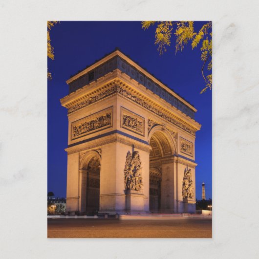Arc Triomphe Postkarte (Vorderseite)