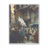 Arc tritt in Orléans ein Aufkleber (Vorderseite)