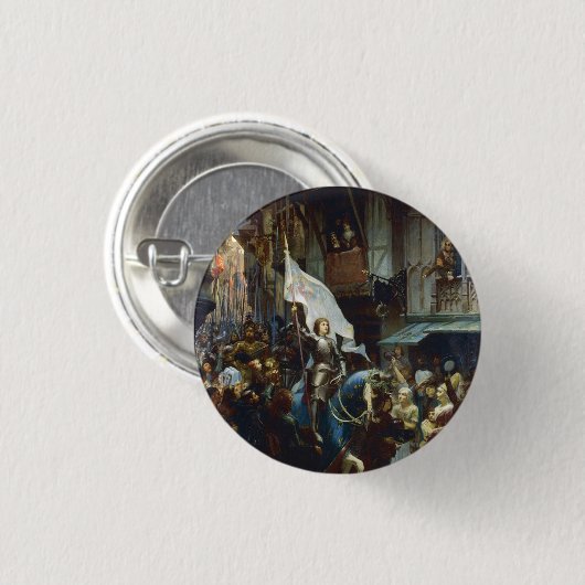 Arc tritt in Orléans ein Button (Vorne & Hinten)