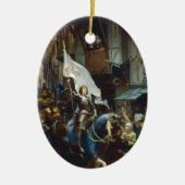 Arc tritt in Orléans ein Keramik Ornament (Vorne)