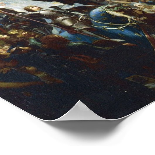 Arc tritt in Orléans ein Poster (Ecke)