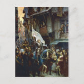 Arc tritt in Orléans ein Postkarte (Vorderseite)