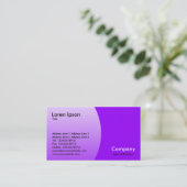 Arc - Violet Visitenkarte (Stehend Vorderseite)