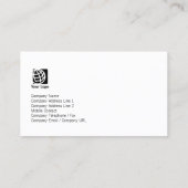 Arc Welder Welding Torch Sparks Visitenkarte (Rückseite)