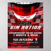 Arca Sim Nation Saison 1 Poster (Vorne)