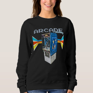 Arcade-Automaten-Maschine 1970 1980 1990 Videospie Sweatshirt