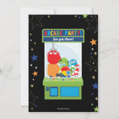 Arcade Birthday Party Video Game Boy Einladung (Rückseite)