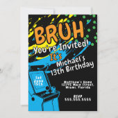 Arcade Colorful Birthday Party Boys (Vorderseite)