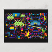 Arcade Death Machine on Patrol - Ken Gage Art Postkarte (Vorderseite)