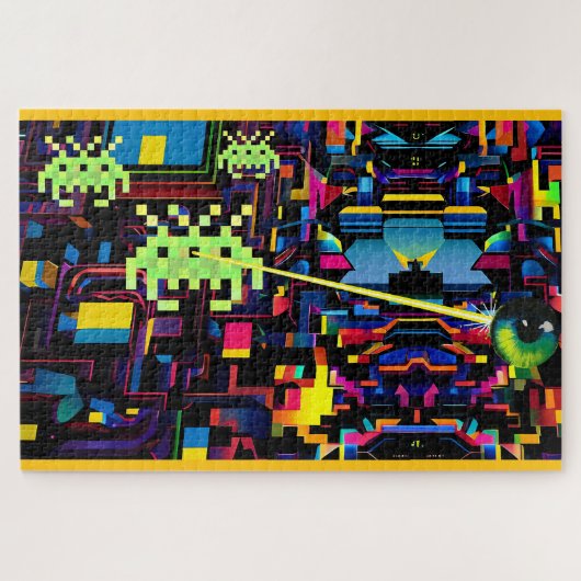 Arcade Death Machine on Patrol - Ken Gage Art Puzzle (Horizontal)