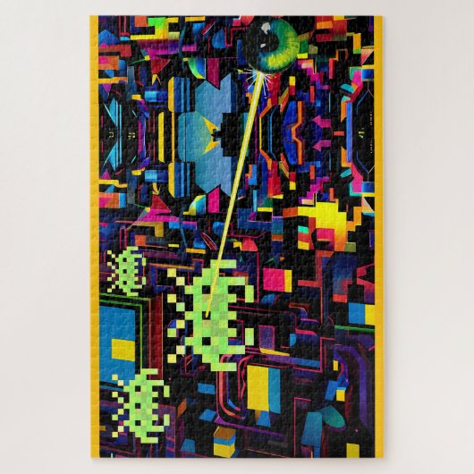 Arcade Death Machine on Patrol - Ken Gage Art Puzzle (Vertikal)