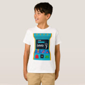 Arcade Game Birthday Boy Party Level Up T-Shirt (Vorne ganz)