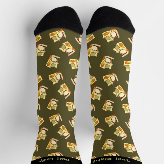 Arcade Game Console Muster Socken (Oben)