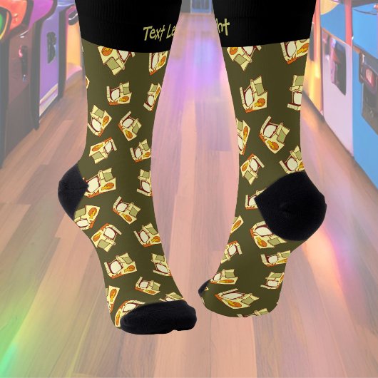 Arcade Game Console Muster Socken