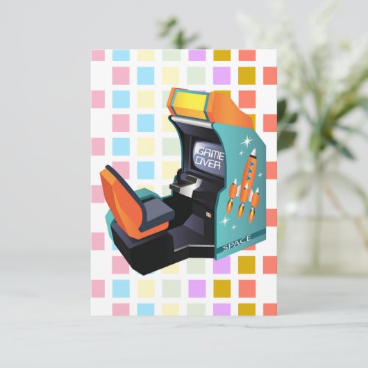 Arcade Game Fillary Vielen Dank Dankeskarte (Stehend Vorderseite)